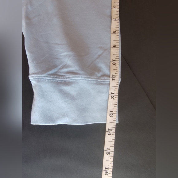 NWOT Sunset Rd. Blue Sequins Blouse Size Large - Picture 9 of 12